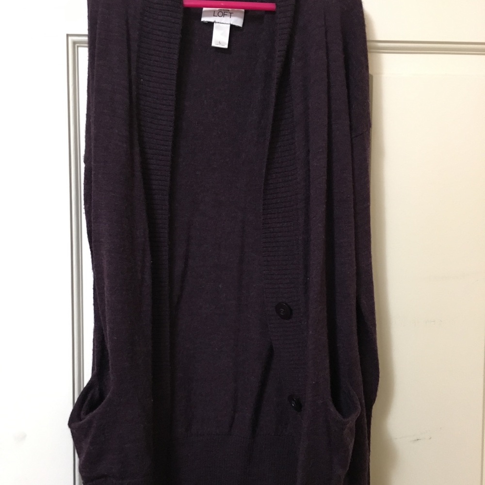 Purple cute cardigan
